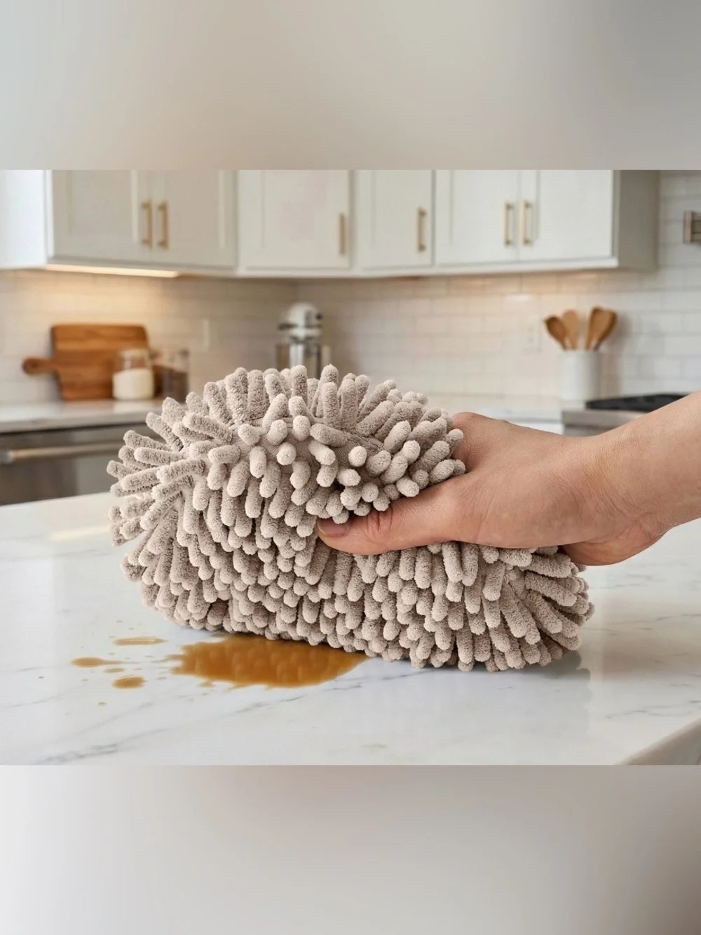 Multipurpose Noodle Microfiber Hand Towel - White (Set of 3)